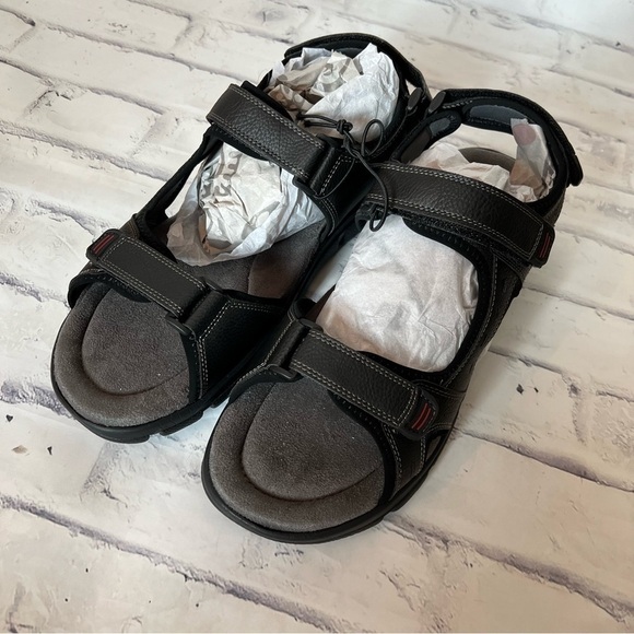NWT Weatherproof Cameron adjustable black walking sport sandals size 13 main image 7